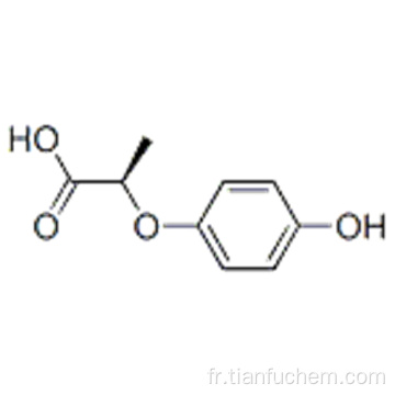 Acide propanoïque, 2- (4-hydroxyphénoxy) -, (57185552,2R) CAS 94050-90-5